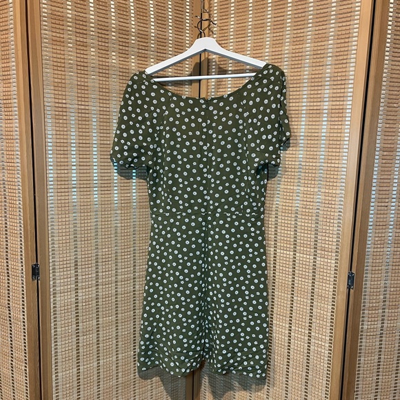 Abound Olive Daisy Skater Dress - Picture 2 of 5